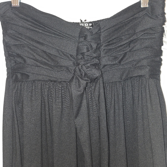 Charlotte Russe Black strapless maxidress - Picture 2 of 4